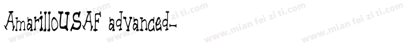 AmarilloUSAF advanced字体转换
